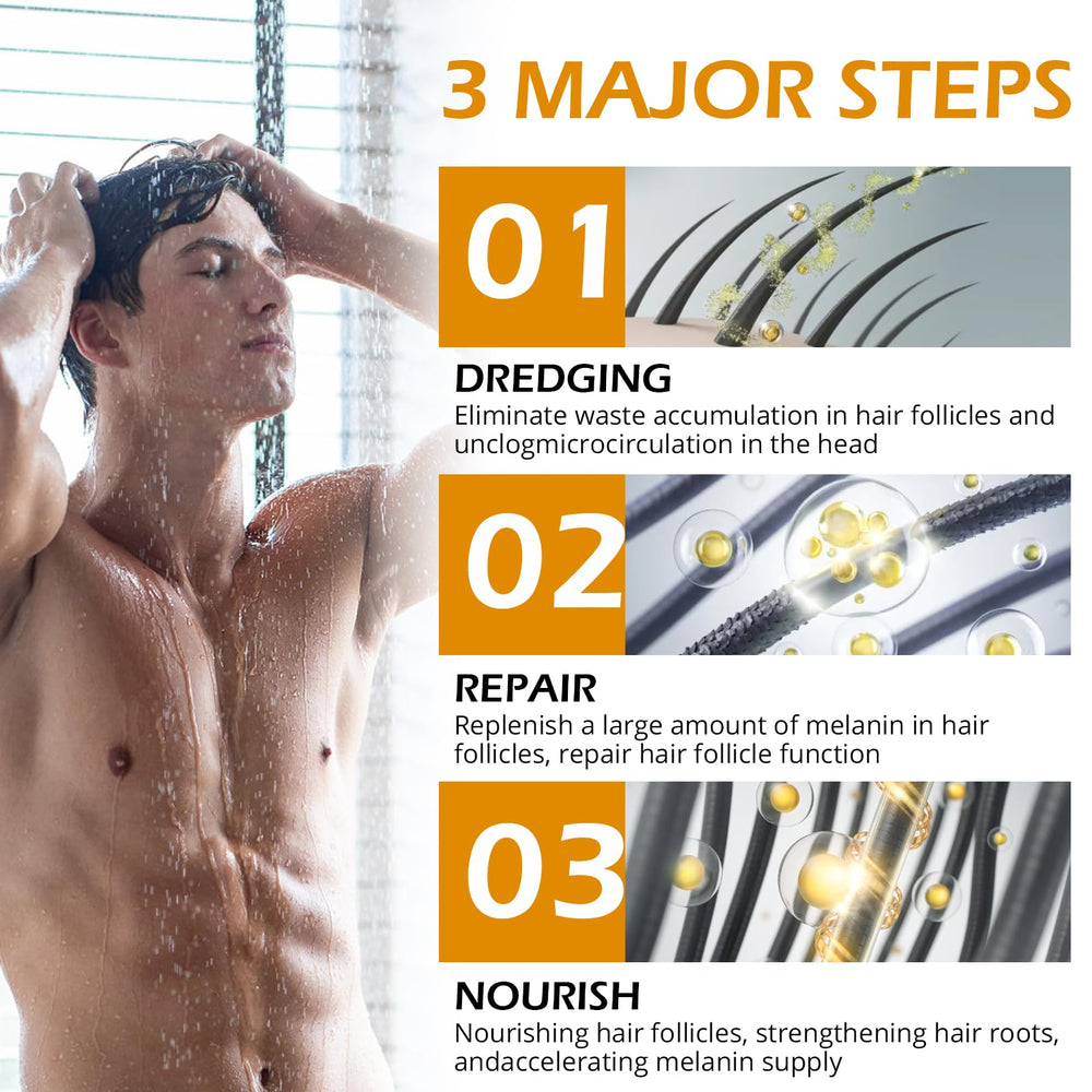 pewatul gray hair reverse bar on beard suggests multipurpose grooming use.
