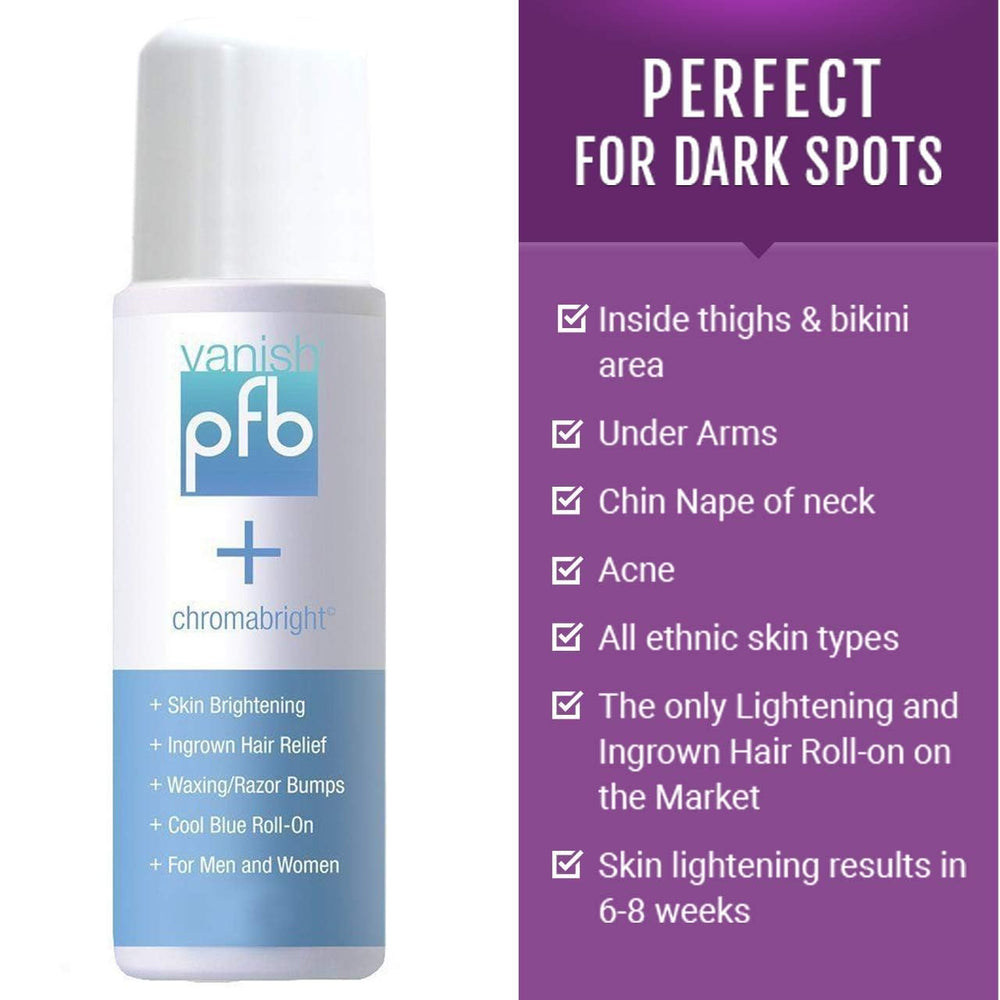 PFB Vanish Chromabright dark spot remover highlights targeted skin brightening for even tone