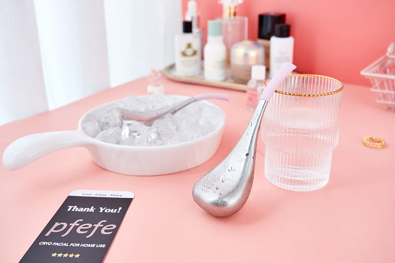 pfefe Cryo Sticks help refresh tired-looking skin and ease puffiness with targeted massage.