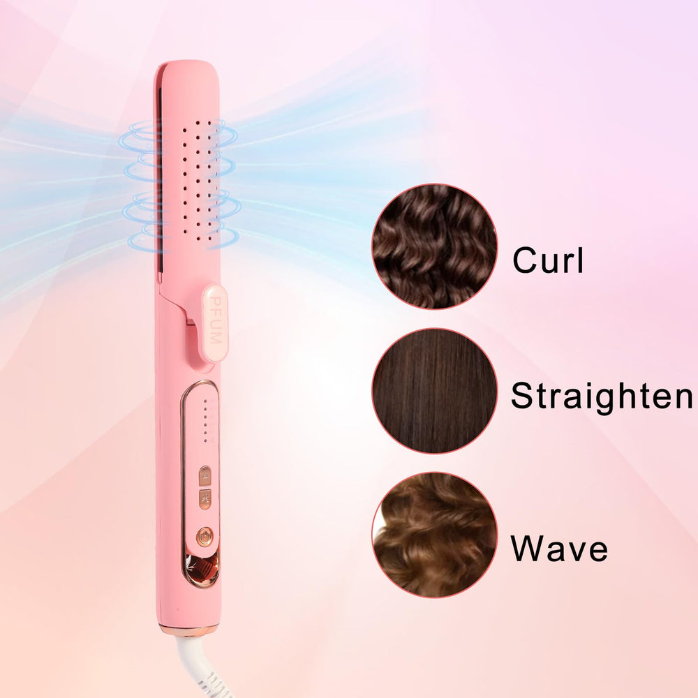 PFUM Airflow Styler cooling fan vents lock in style by cooling on contact.