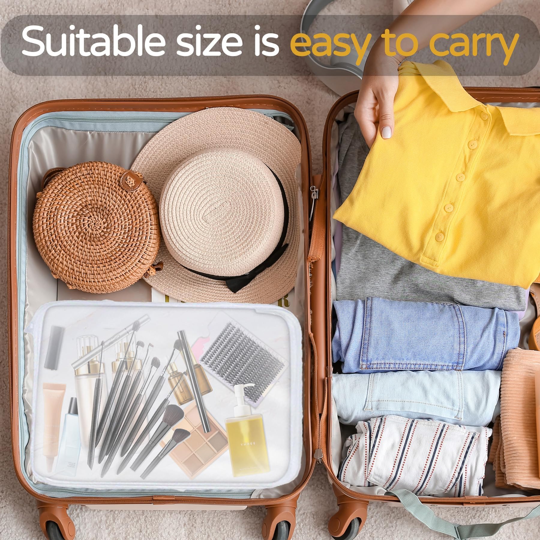 PGAXM diaper bag toiletry organizer case keeps essentials neatly stored