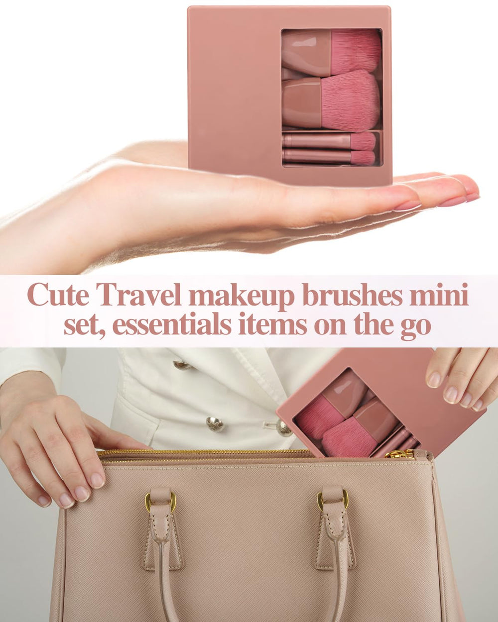 PGRODE dark-purple travel set on-the-go efficiency for busy mornings