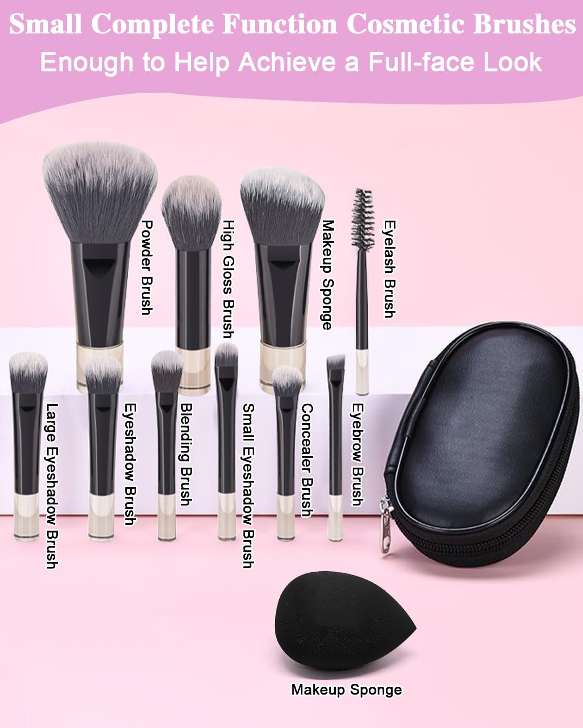 PGRODE foundation brush for smooth, even complexion application on the move.