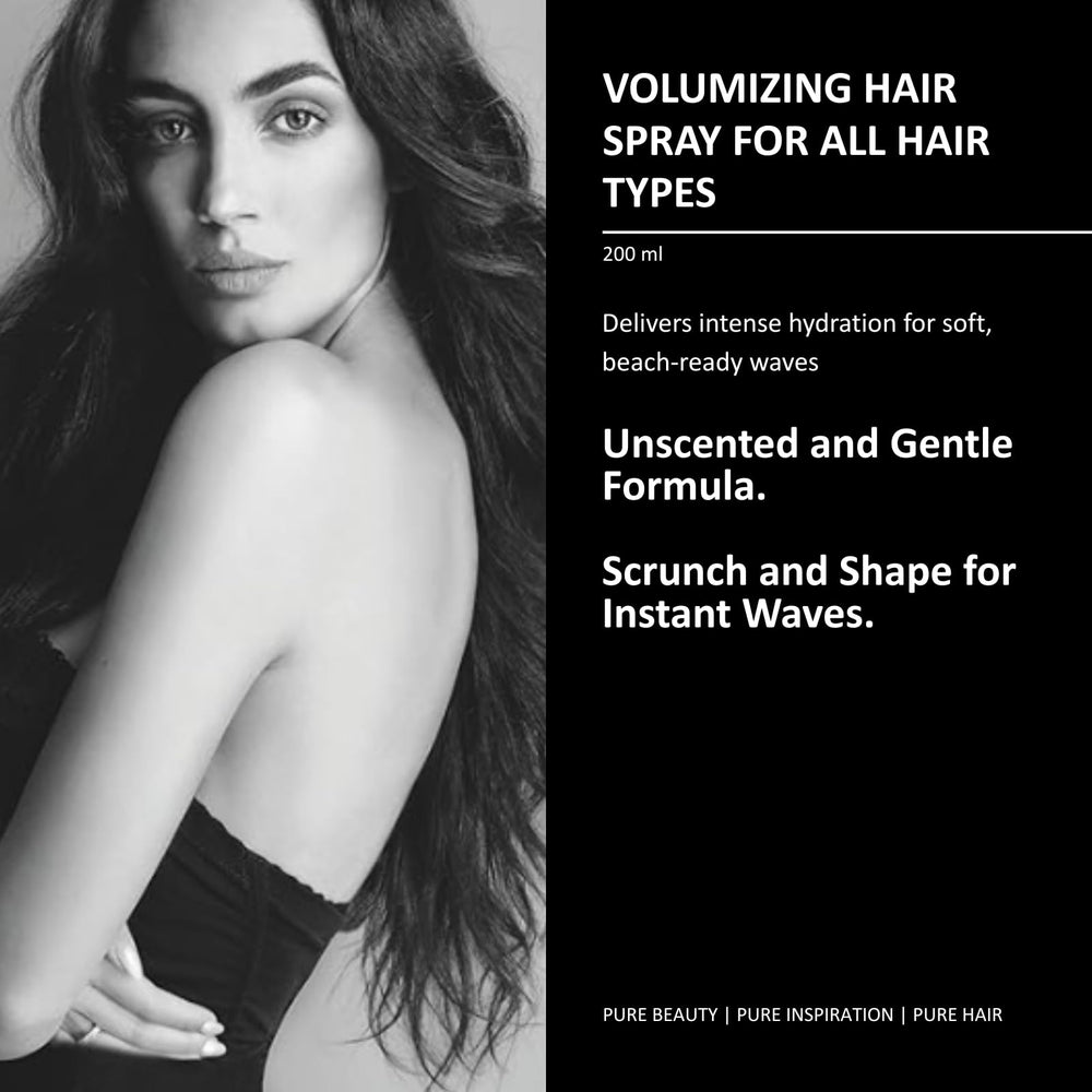 pH PURE HAIR Sea Salt Spray unscented formula ideal for sensitive noses.