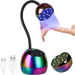 PHAIN U V LED nail lamp compact cordless for convenient gel curing anywhere.
