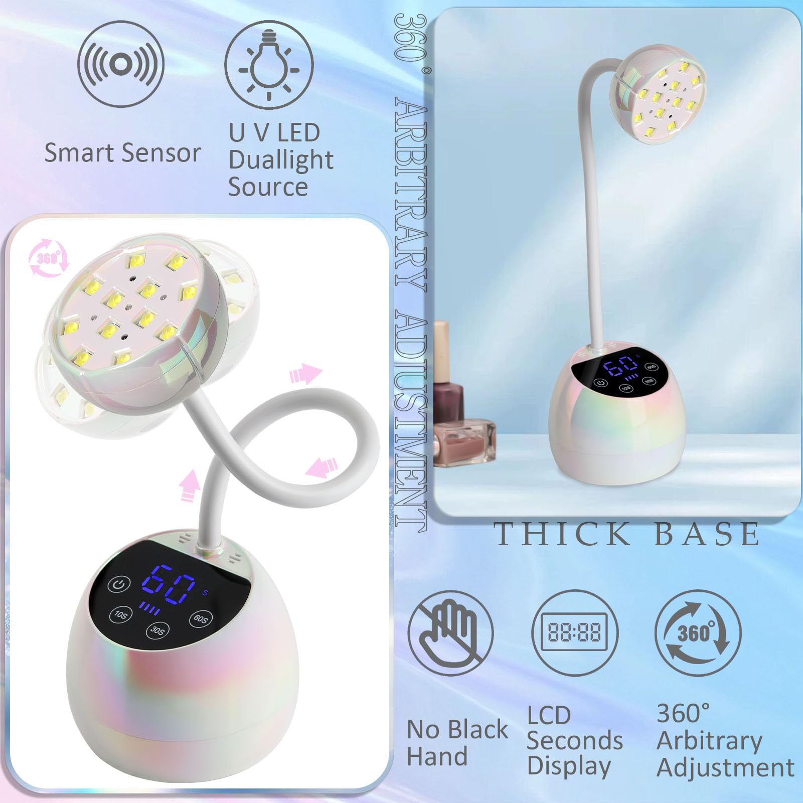 Phain U V lamp auto-sensor starts when hands approach