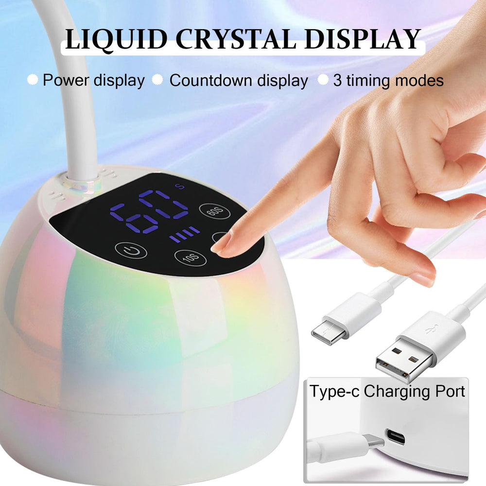 Phain U V lamp cordless USB-powered for portable nail art