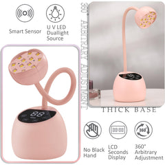 PHAIN USB-charging nail lamp shows portable power for on-the-go manicures.