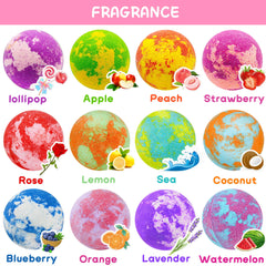 Phaorui Unicorn Bath Bombs dissolve into vibrant colors and fizz in a warm bath