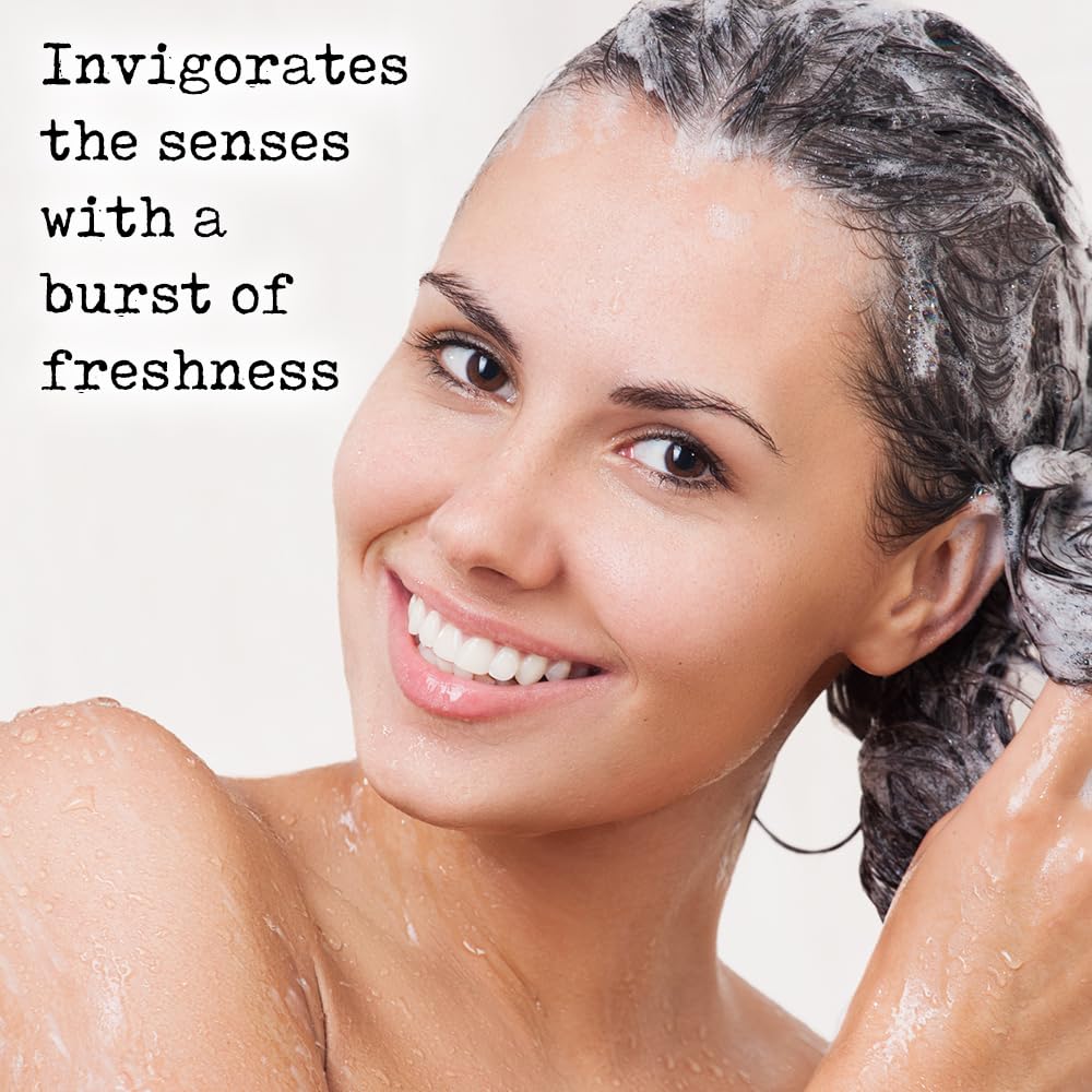 PHARM TO TABLE Tea Tree Shampoo tea tree oil detail emphasizes natural moisture.