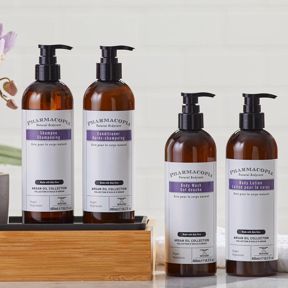 Pharmacopia Vegan Cruelty-Free symbol emphasizes compassionate, planet-friendly product.