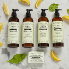 Pharmacopia Verbena body lotion ingredients shea butter for lasting moisture.