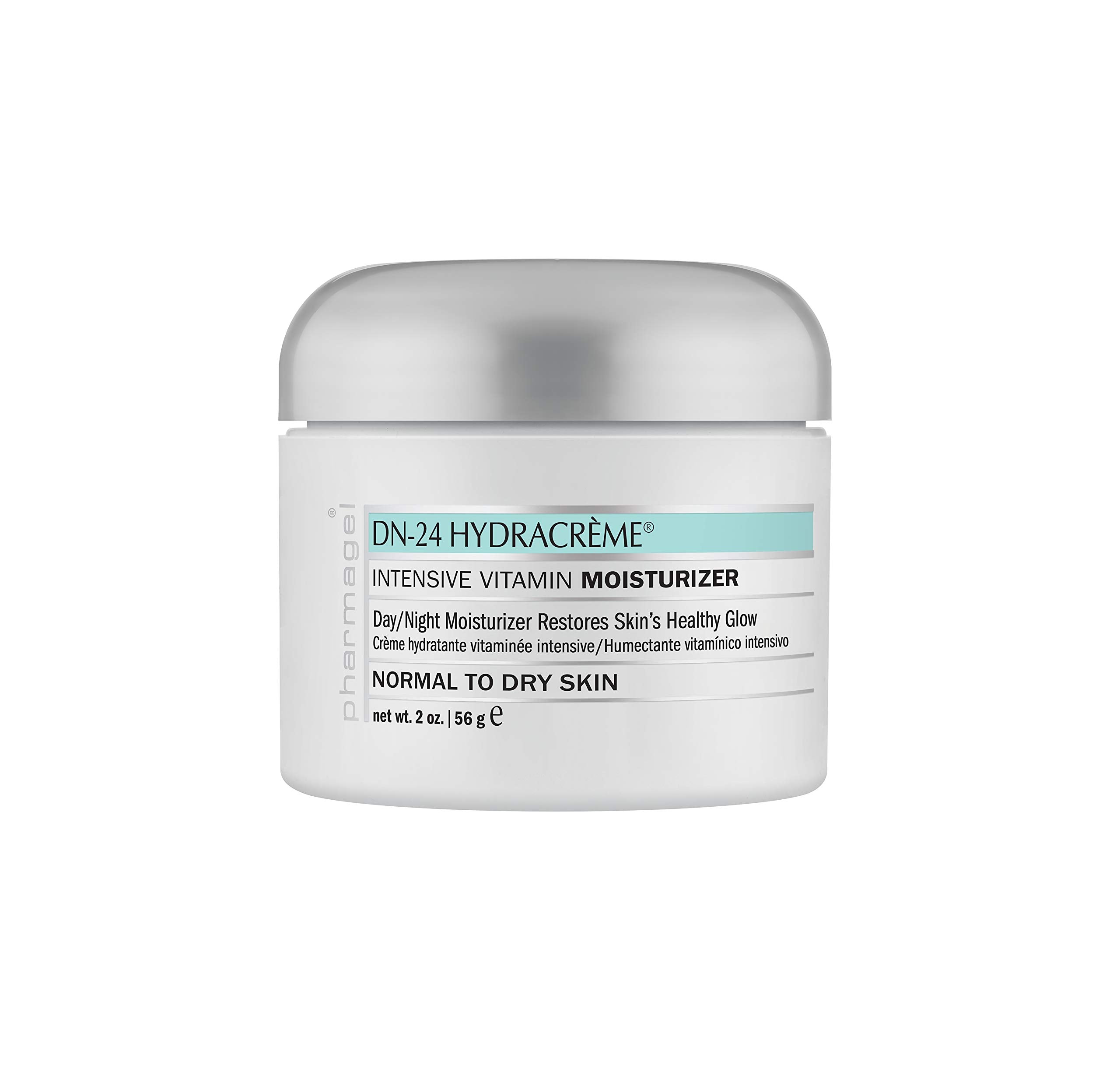 Pharmagel DN-24 Hydracrème face application demonstrates daily moisturization