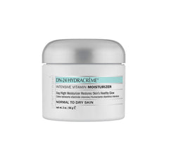 Pharmagel DN-24 Hydracrème face application demonstrates daily moisturization
