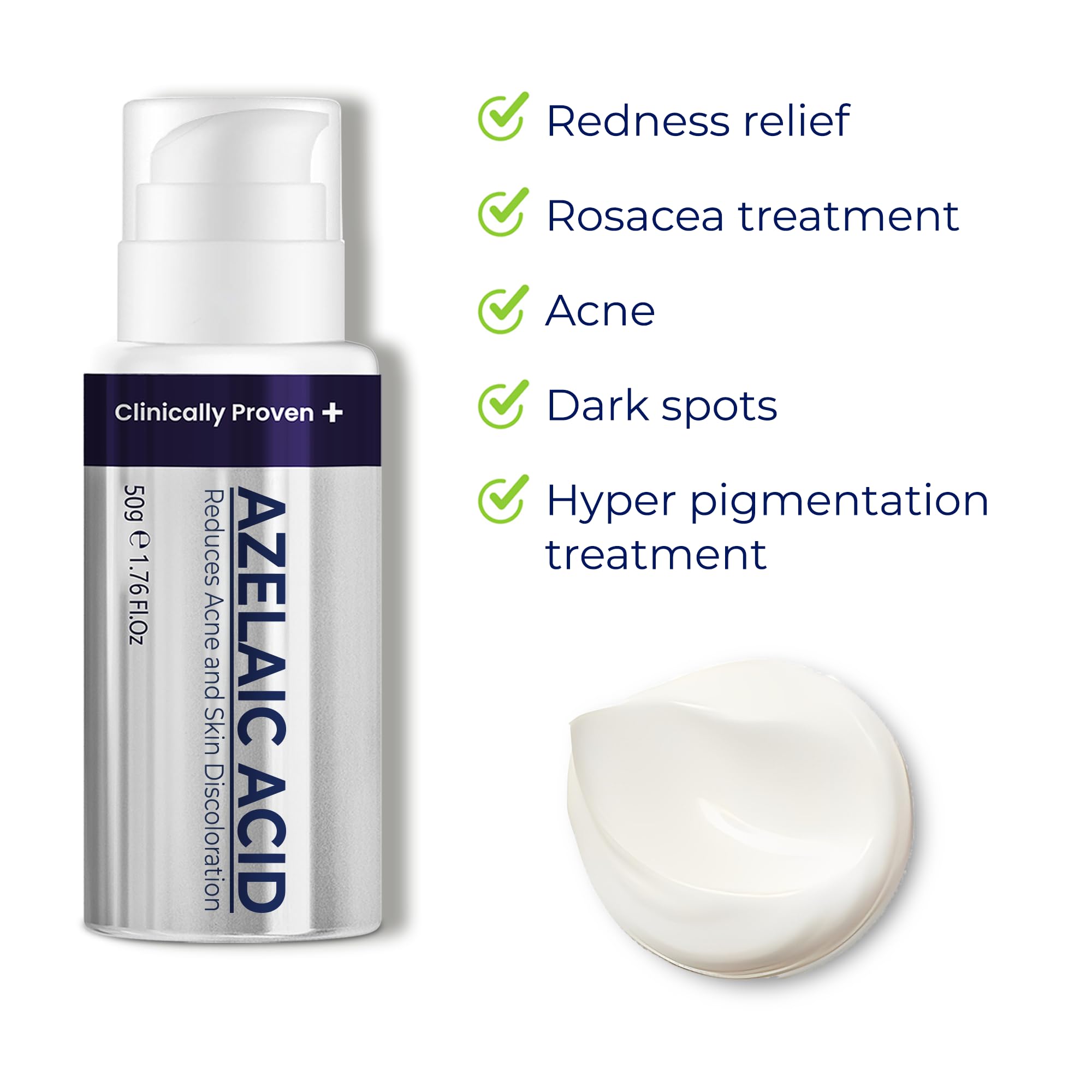 Pharmlitalia Azelaic Acid 15 cream on face illustrates even-toned complexion potential
