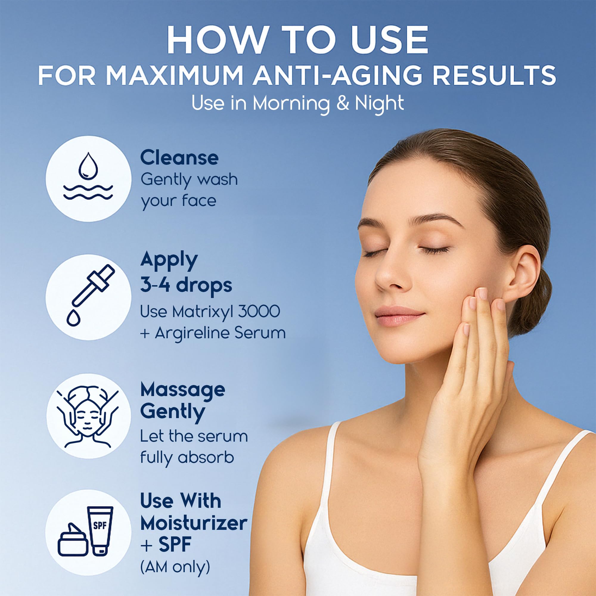 Pharmlitalia daily-skincare-routine-use illustrates easy morning application with moisturizing finish.