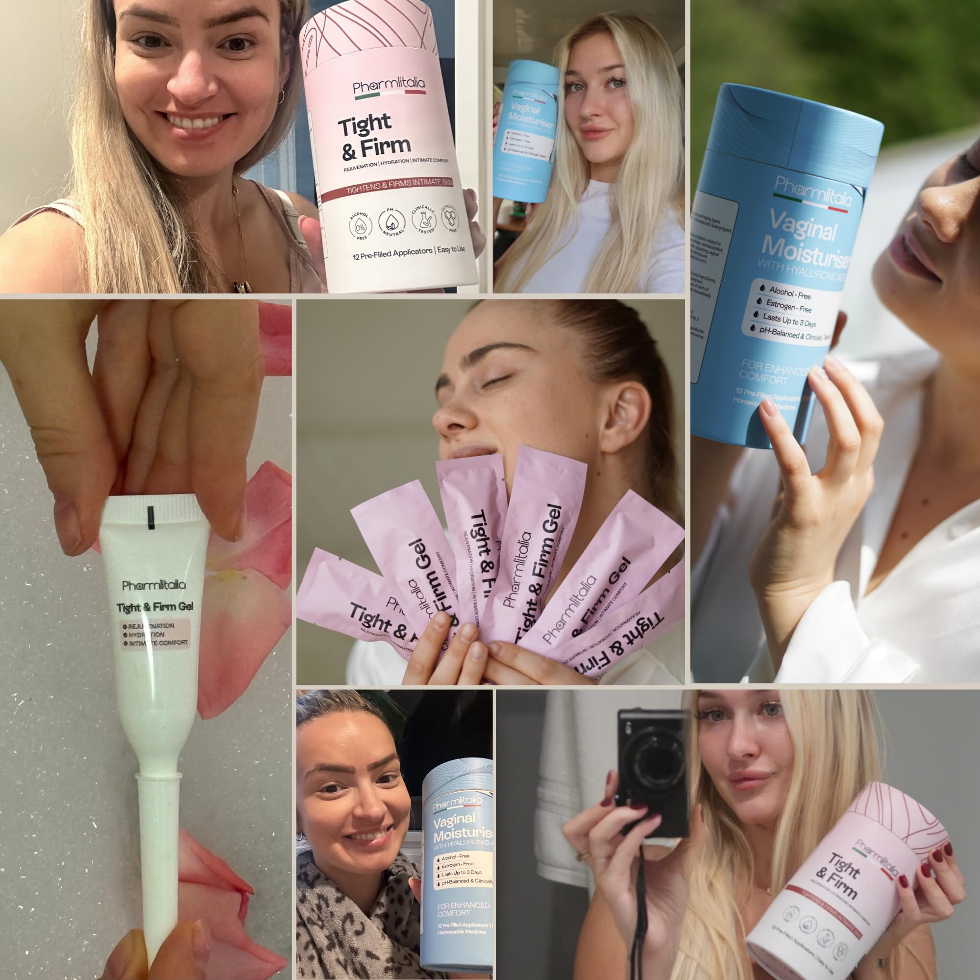 Pharmlitalia Vag Tightening Gel can boost a firmer feel and smoother skin after use.