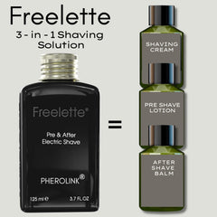Pherolink Freelette texture closeup highlights smooth, non-greasy absorption