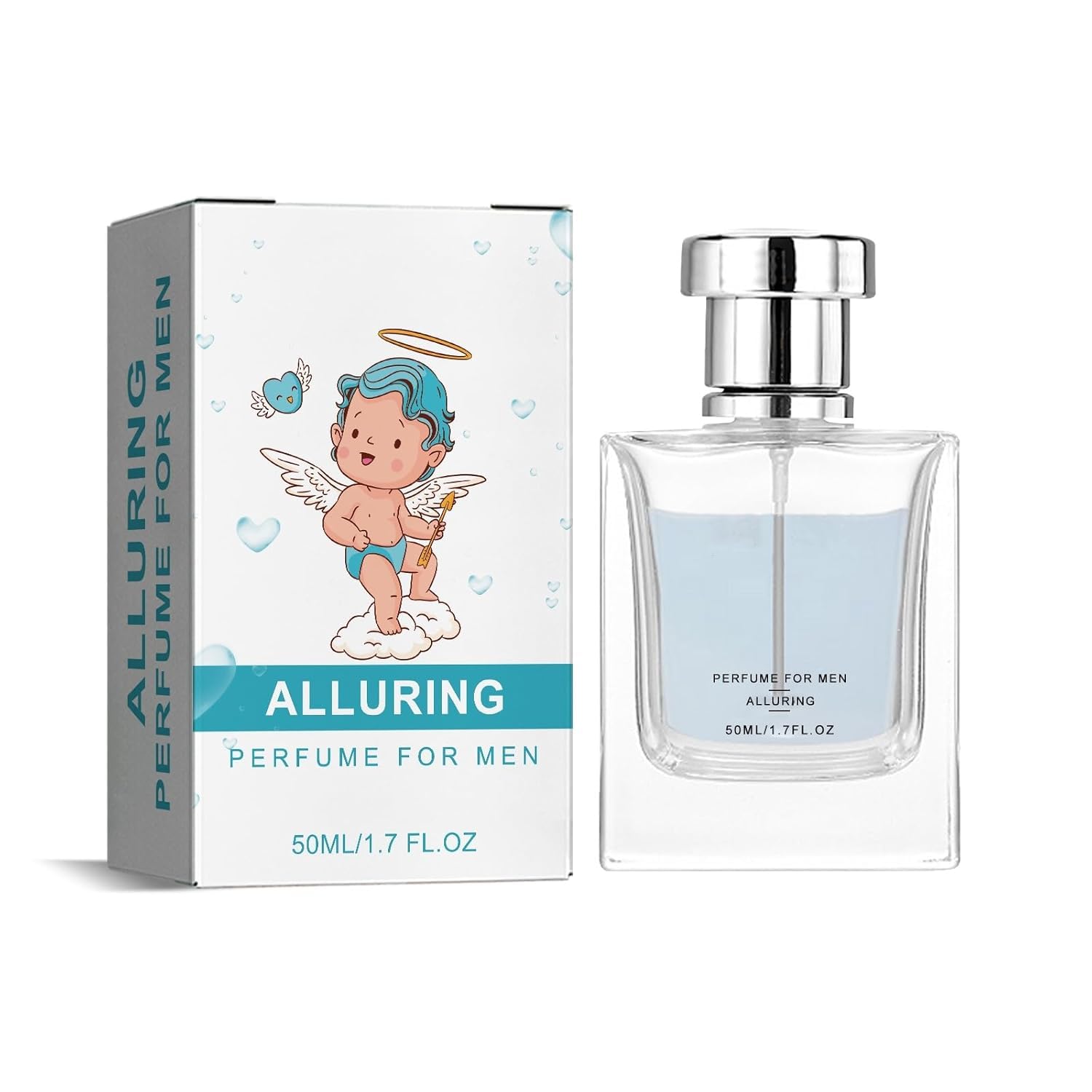 Pheromone Cologne for Men bottle pour showcases premium fragrance with inviting, lasting scent.
