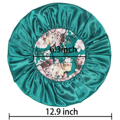 PHILIGHTS satin bonnet 32.7 cm diameter fits long or curly hair comfortably.