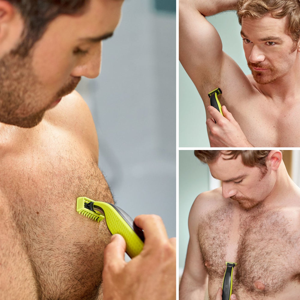 Philips Norelco OneBlade Bonus blade extends grooming sessions without changing tools