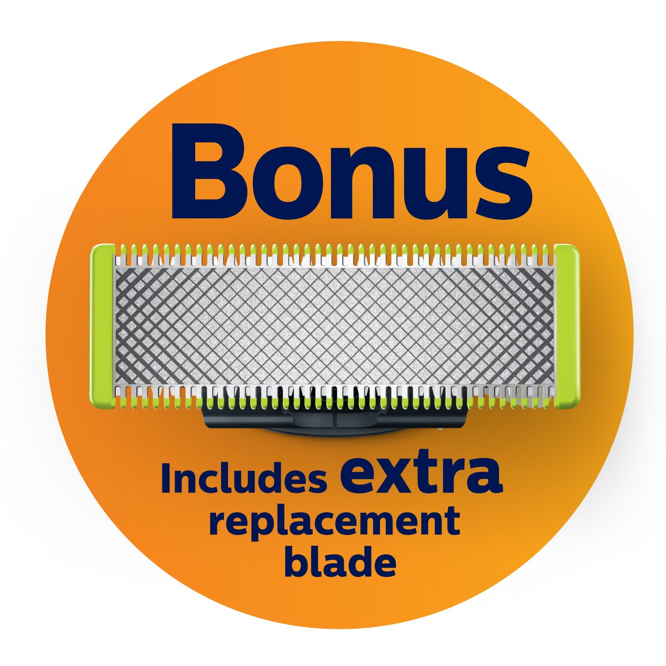 Philips Norelco OneBlade Body blade for safe body edging and longer-hair handling