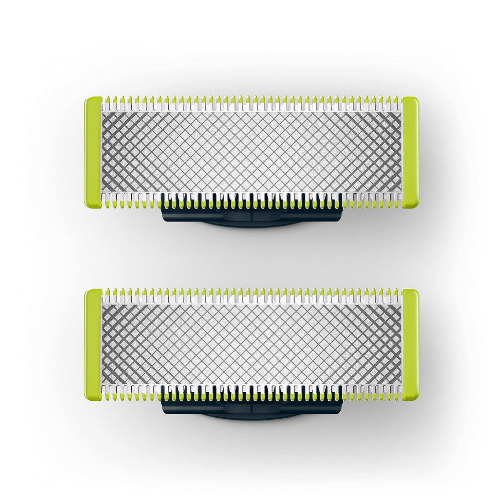 Philips OneBlade replacement blades pack ready for quick facial and body grooming refresh.