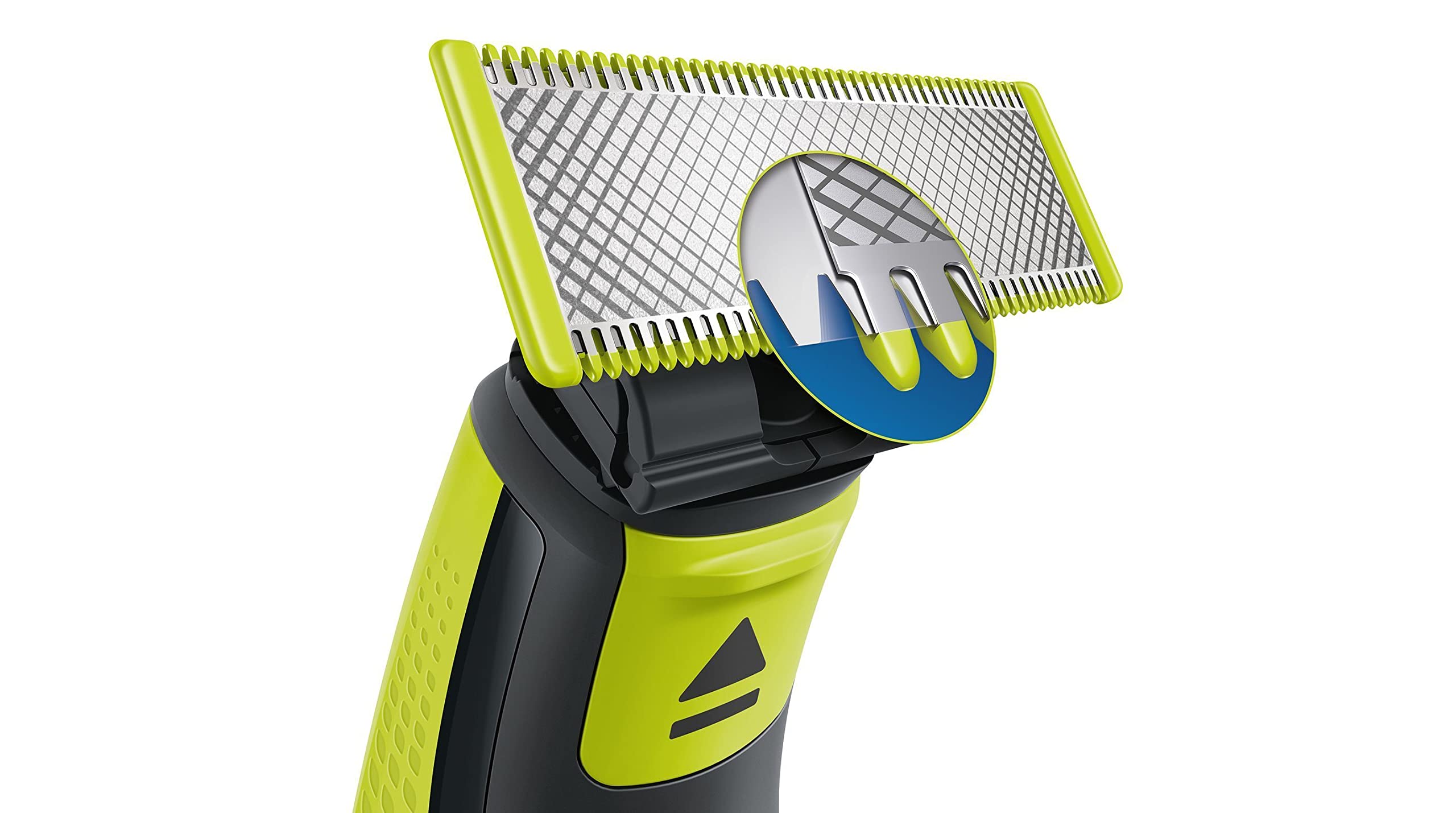 Philips OneBlade QP220/50 model label highlight compatibility across OneBlade devices.