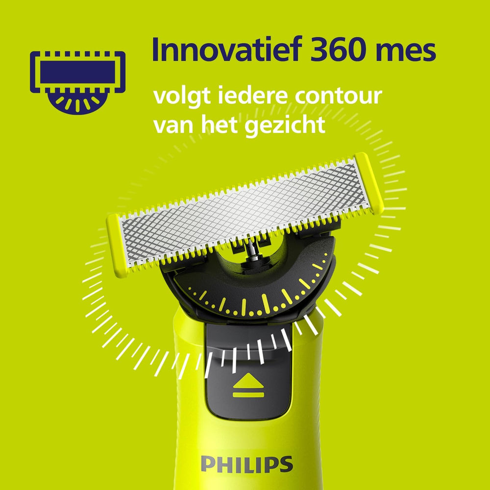 Philips OneBlade blades support wet and dry use, even in shower