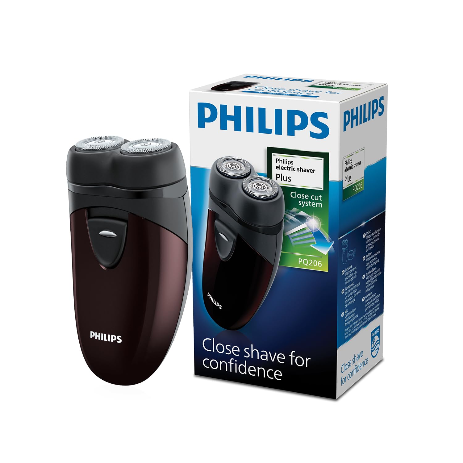 Philips PQ206 close-cut system enables precise daily shave