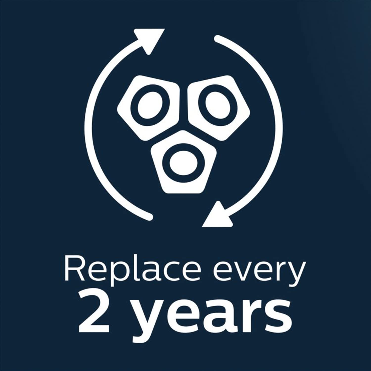 Philips replacement shaver head precision-blade assembly supports easy maintenance.