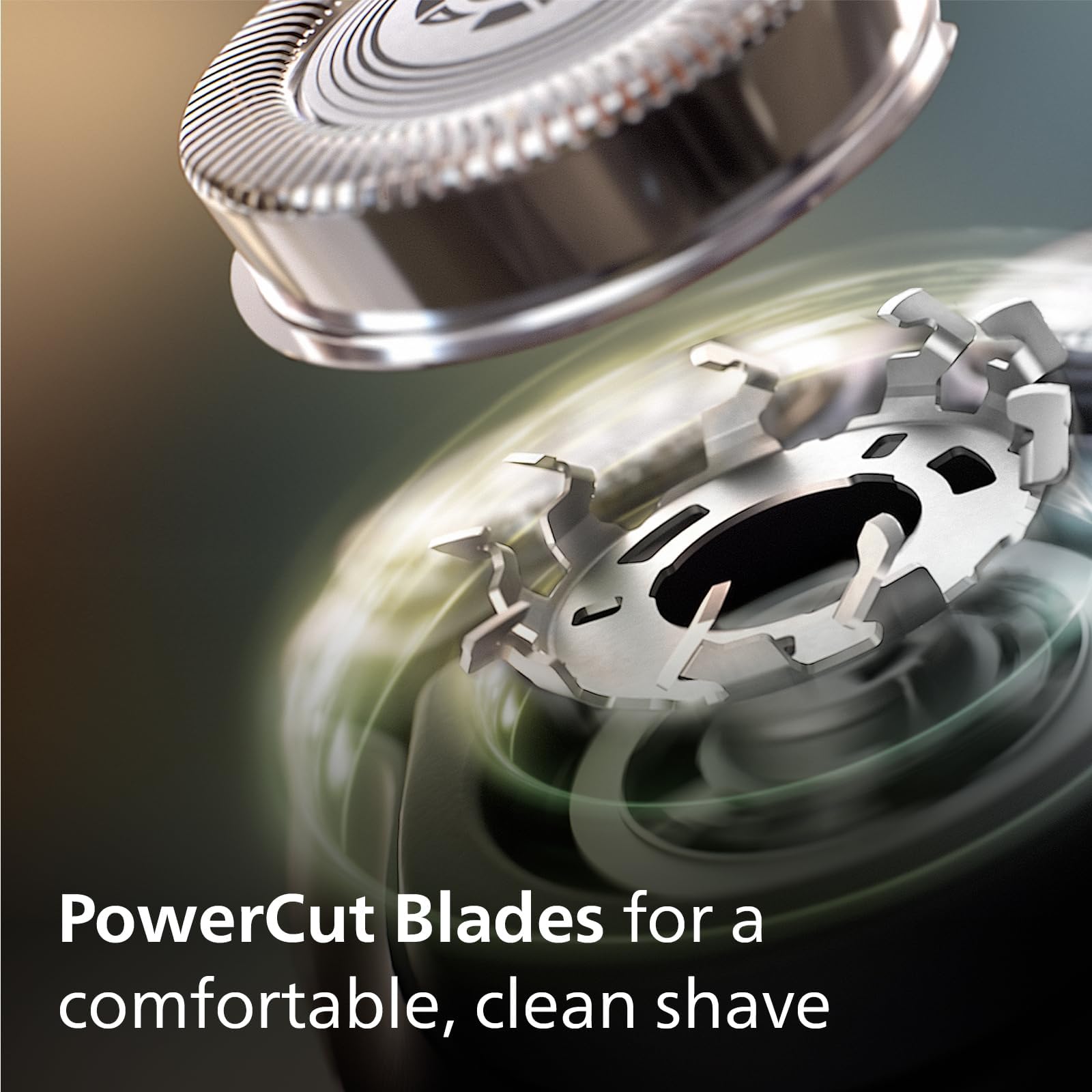 Philips Shaver 3000 Series rubber grip keeps control even when wet