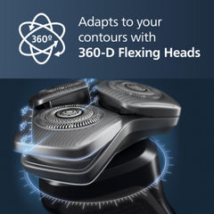 Philips Shaver Series 9000 360-degree heads follow contours for comfortable shaving