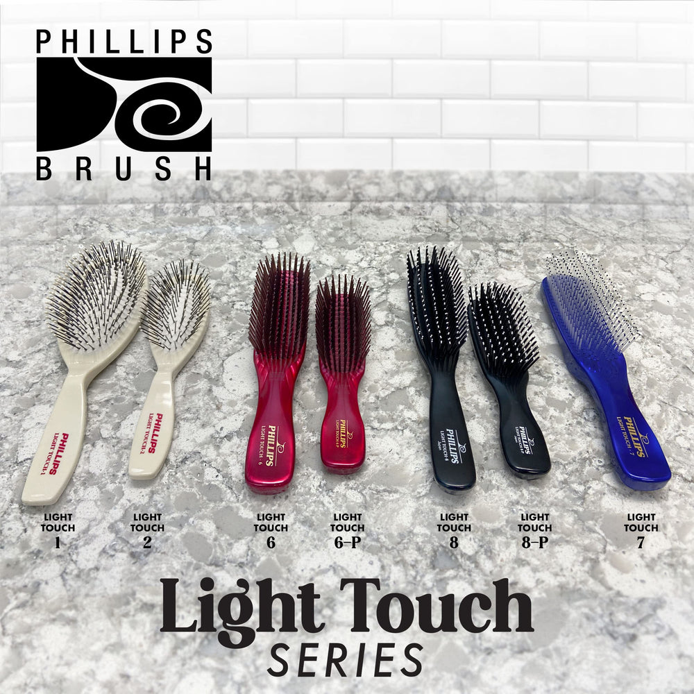 Phillips Brush Co close-up bristles show gentle tips for comfortable brushing.