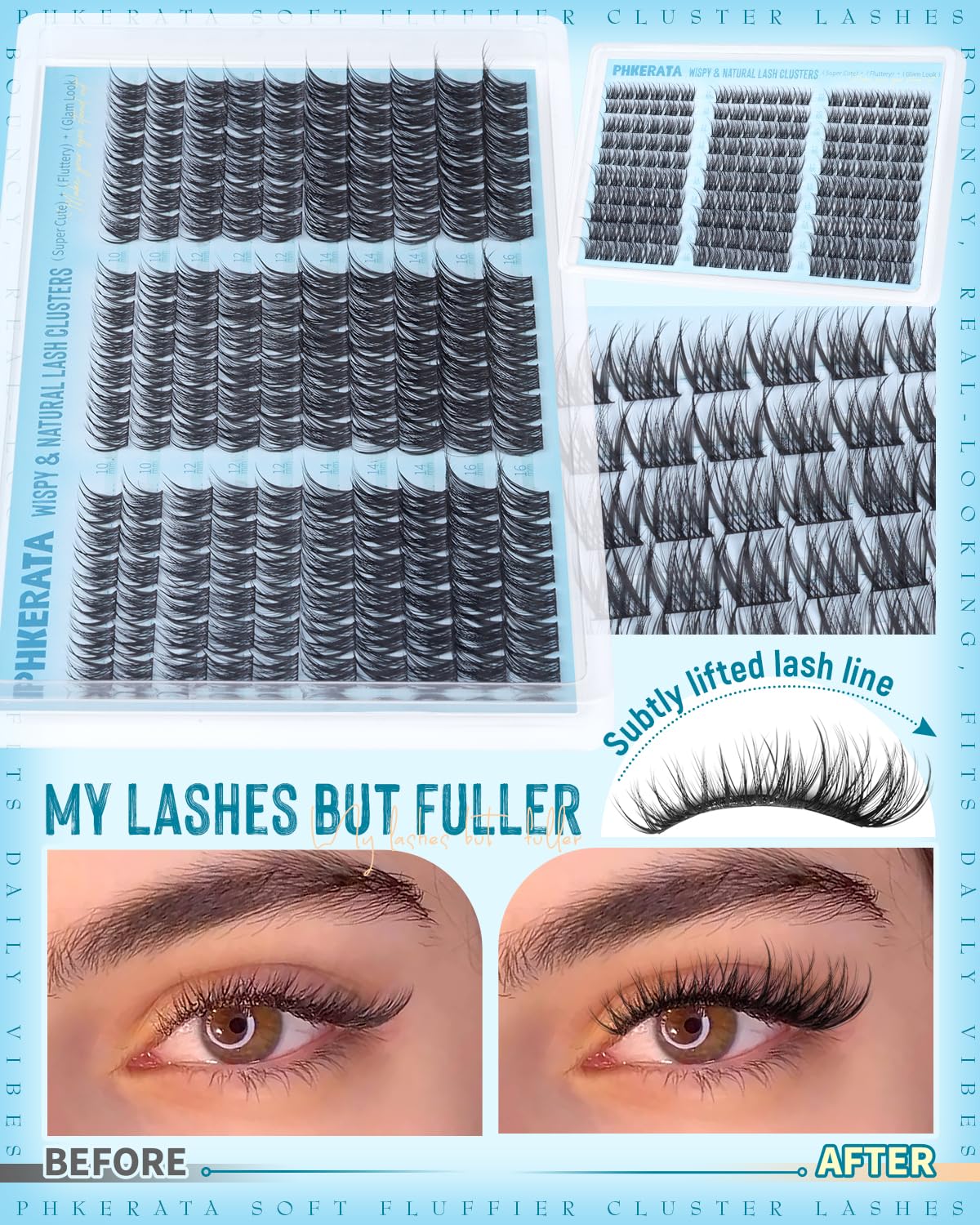 PHKERATA in-use application with tweezer for easy DIY placement