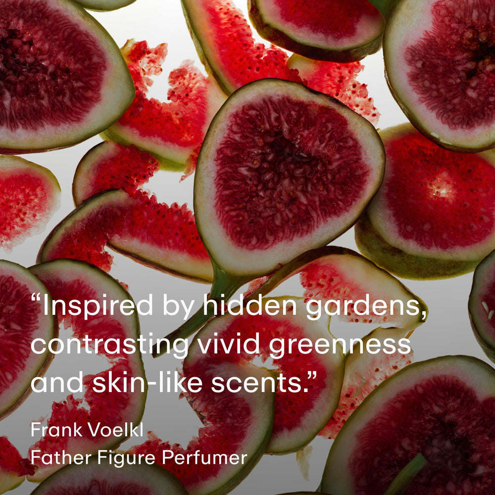 PHLUR Father Figure patchouli-sandalwood base close-up suggests lasting warmth