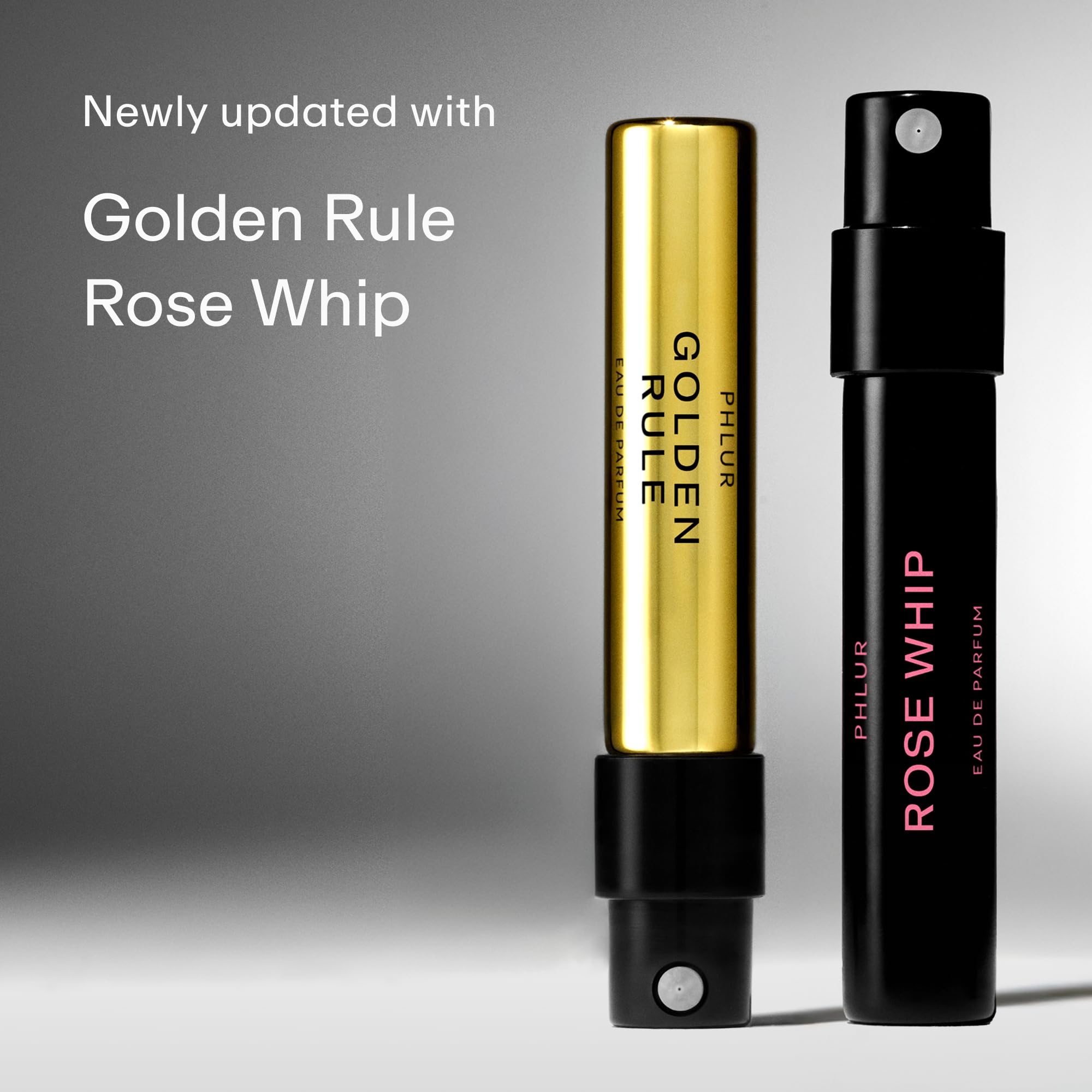 PHLUR Golden Rule 2ml vial—warm, golden accord ideal for fall layering