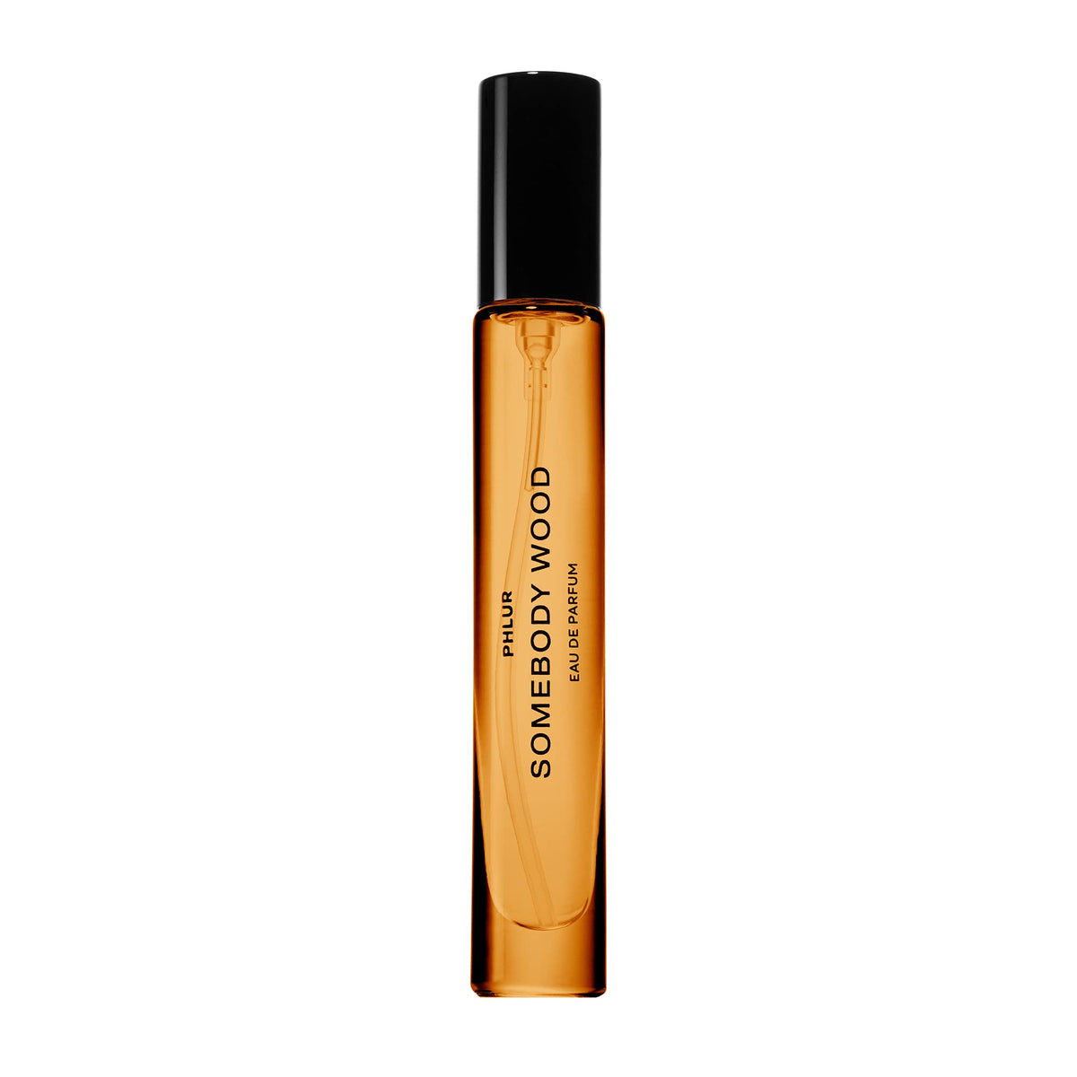 PHLUR Somebody Wood travel-size bottle for on-the-go scent and convenience