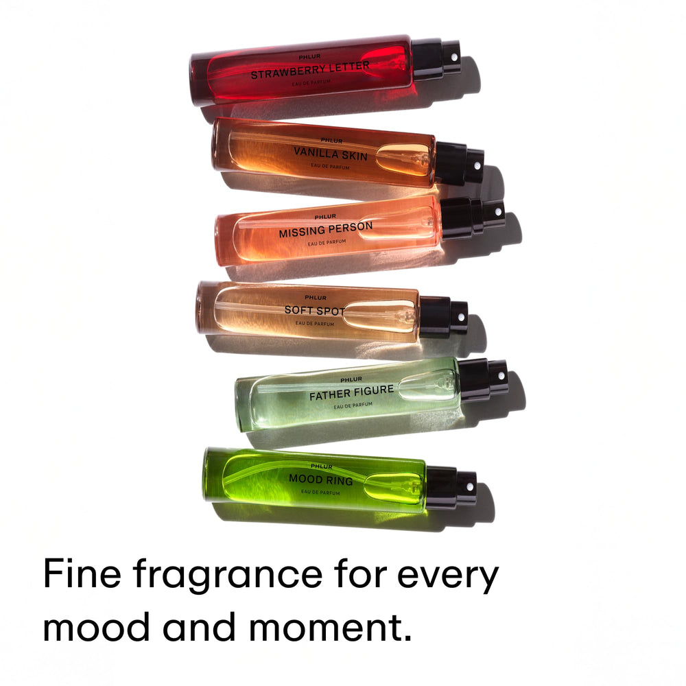 PHLUR Tangerine Boy base notes amber moss for warm depth