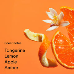 PHLUR Tangerine Boy top notes lemon and ginger for an energetic opening