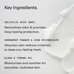 PHLUR Vanilla Skin deodorant label close-up highlighting clean, aluminum-free formula.