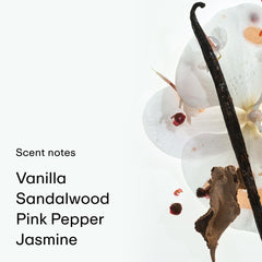 PHLUR Vanilla Skin top notes pink pepper create vibrant opening