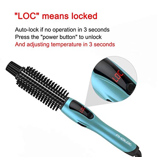 PHOEBE anti-scald bristles close-up for safe styling