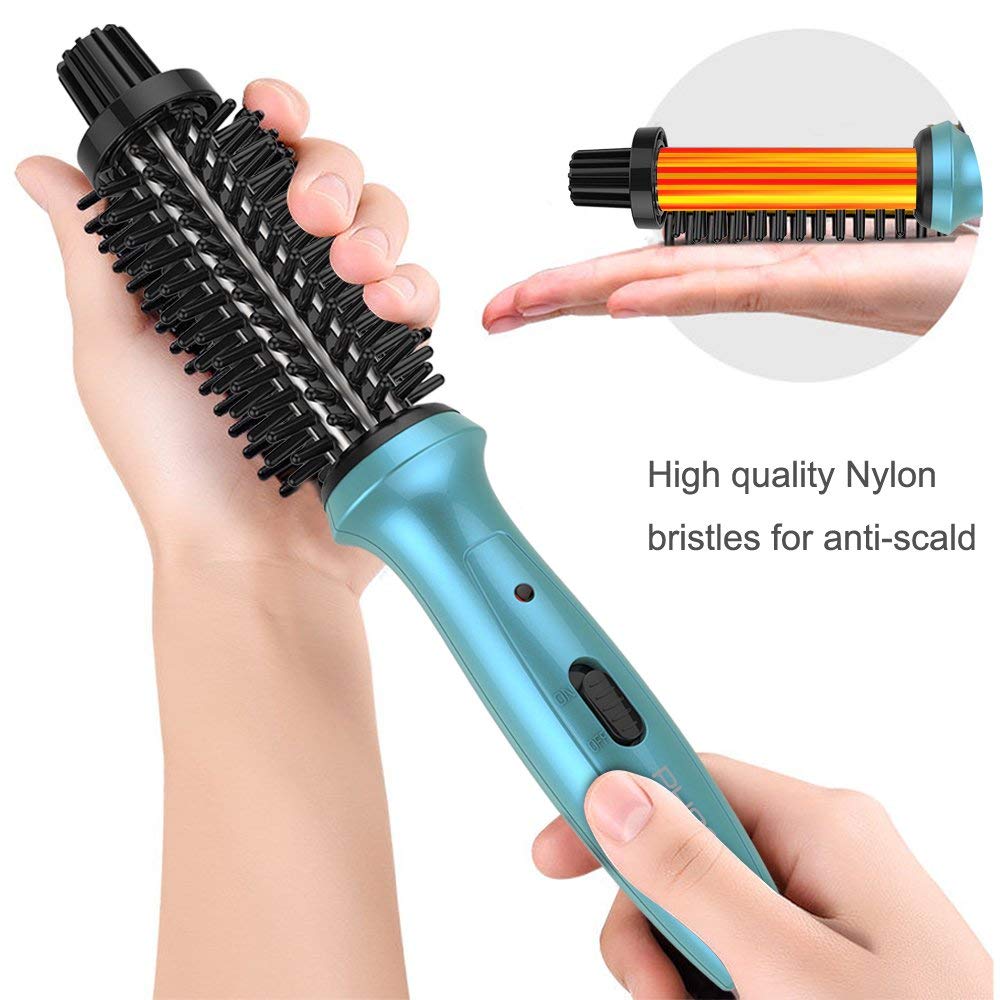 PHOEBE Mini Curling Iron compact 8.7-inch design fits travel bags.