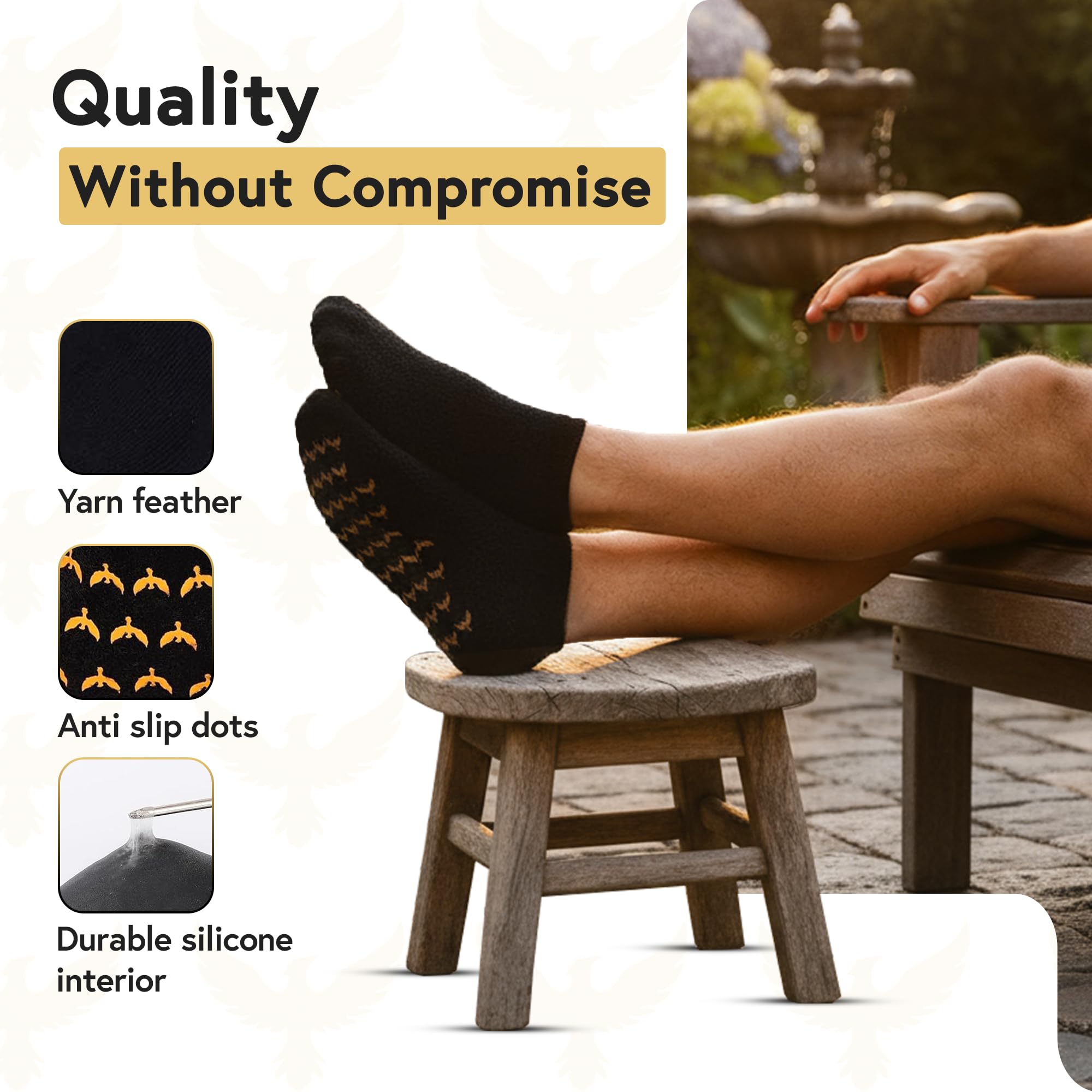Phoenix Foot Peel in-use comfort illustrates a relaxing at-home spa routine.