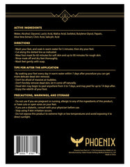 Phoenix Foot Peel for Men booties close-up displaying gel texture.