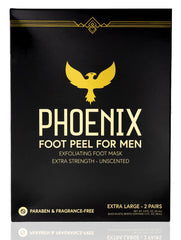 Phoenix Foot Peel for Men extra-large booties indicate fit for larger feet.