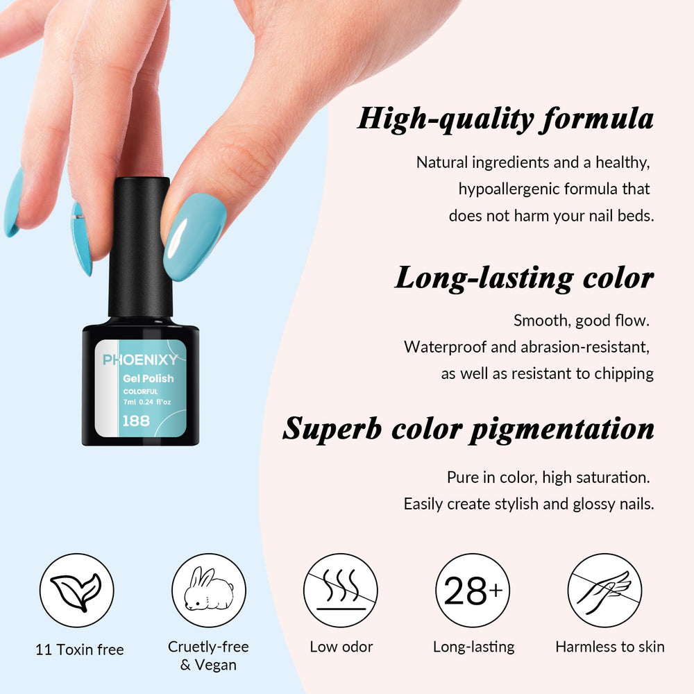 Phoenixy gel nail kit makes a thoughtful gift for holidays and celebrations.