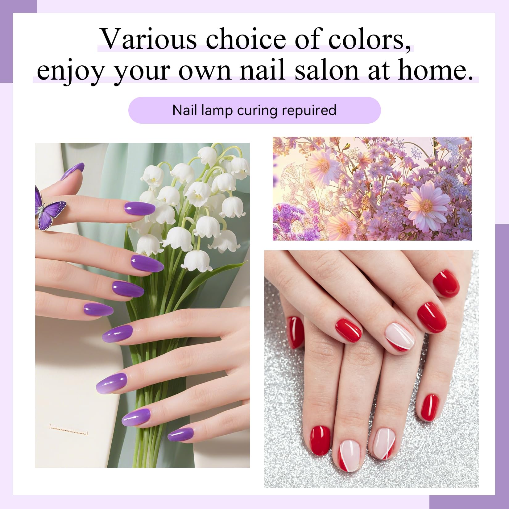 Phoenixy glossy top coat delivers durable shine for day-to-night looks.