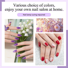 Phoenixy glossy top coat delivers durable shine for day-to-night looks.